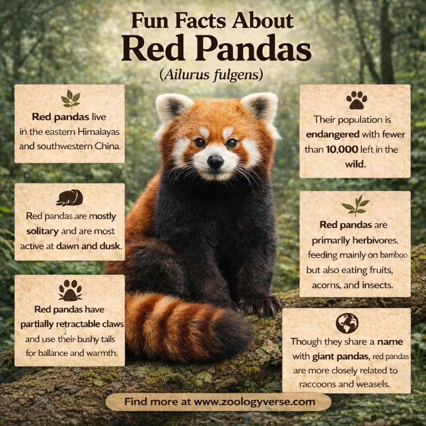 Red Panda Facts: Habitat, Size, and Unique Traits