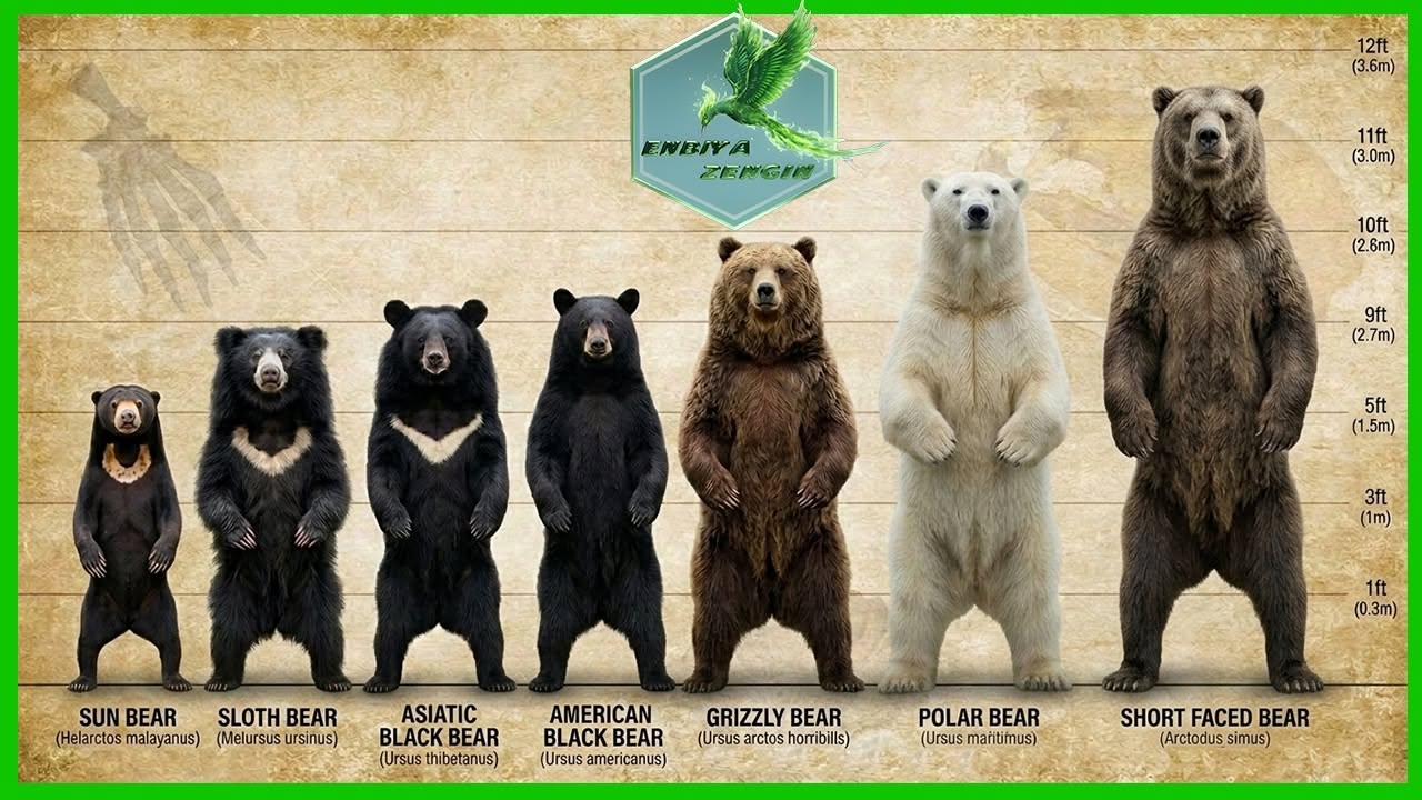 Spectacled Bear Comparison: Relatives and Species