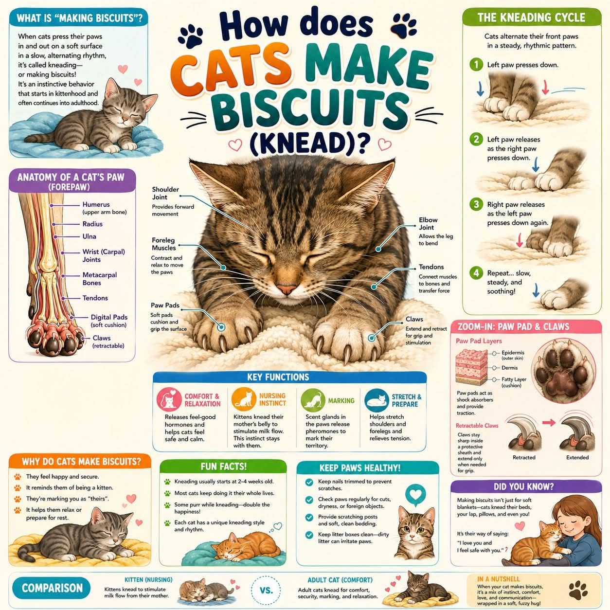 Why Do Cats Knead? Understanding the Behavior