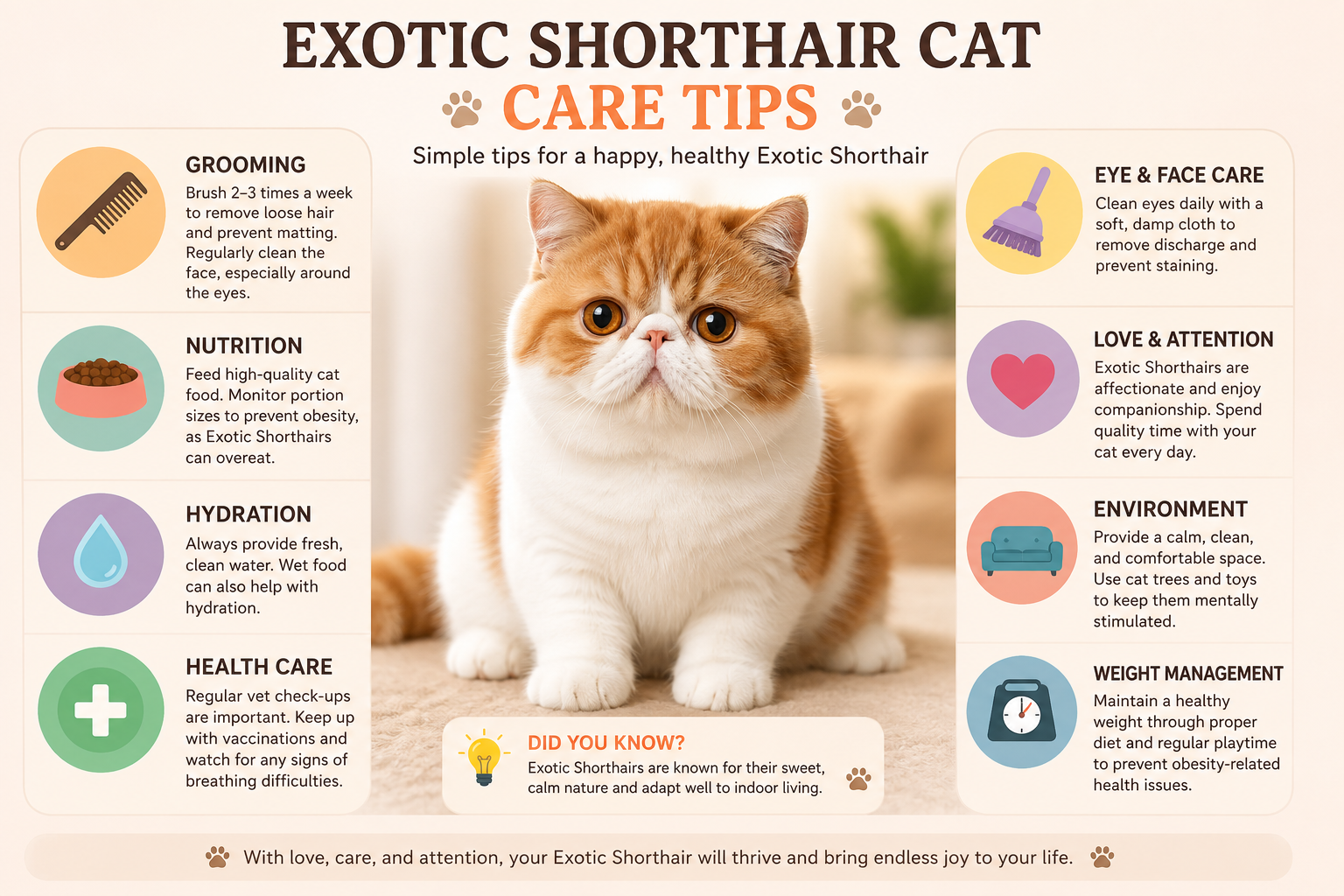 Exotic Shorthair Complete Guide